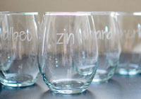 Customize your wine glasses