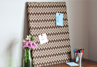 Burlap bulletin board tutorial