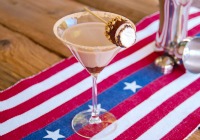 Campfire s'mores martini