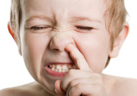 Crazy things kids have stuck up their noses
