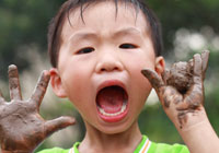 Eating dirt and other enriching activities