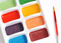 Homemade water color paints