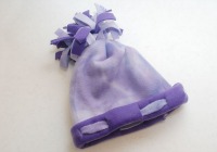 No-sew fleece hat for kids
