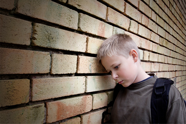 Sad Bullied Boy