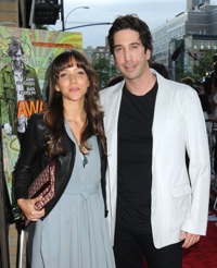 David Schwimmer and Zoe Buckman
