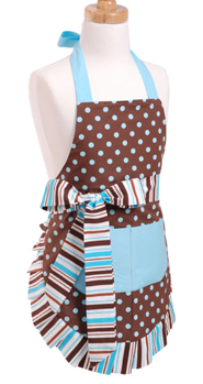 Flirty Aprons Blue Chocolate Apron