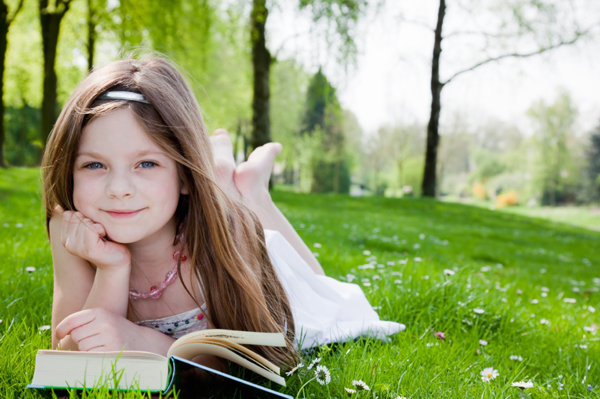 Little Girl Reading