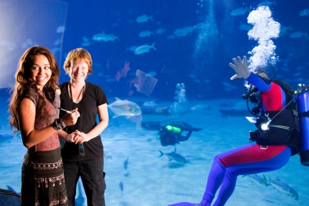 Miley, The Last Song's director Julianne Miller and Liam (in the water) enjoy filming
