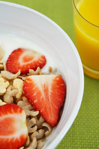 Cereal and juice