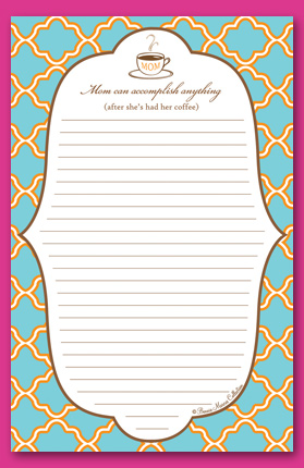 Mom's coffee pad