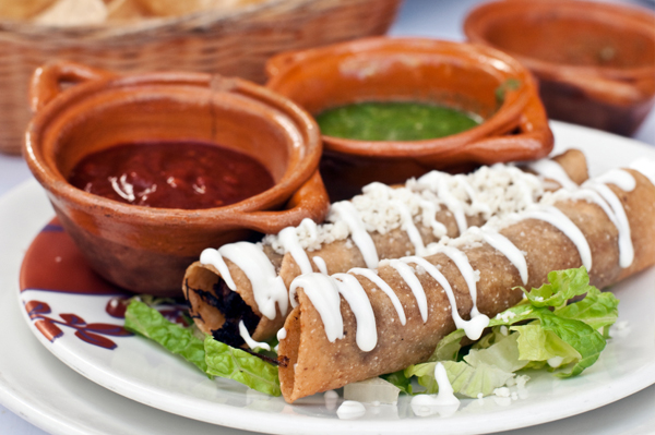 Beef Stuffed Taquitos