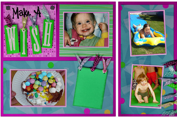 Birthday Scrapbooking Layouts