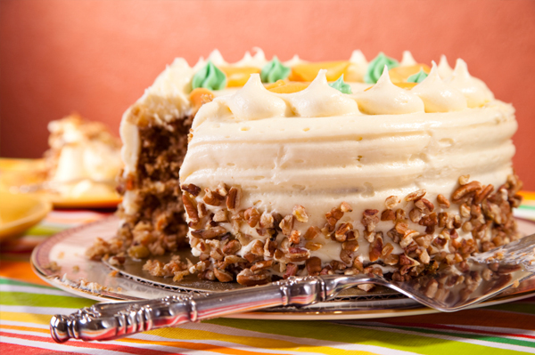 Organic Carrot Cake with Cream Cheese Frosting