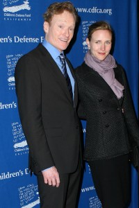 Conan O'Brien and his wife