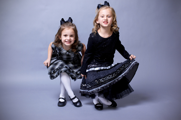 Curtseying Little Girls