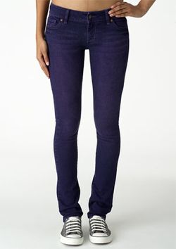 Delia*s Taylor Low-Rise Super Skinny Overdye Jean