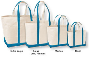 1. Boat and Tote Bag--Bluebird