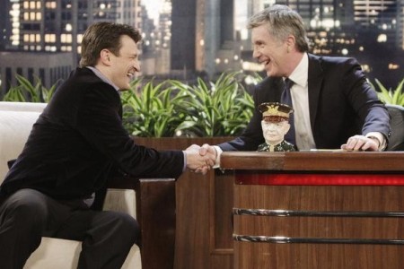 Nathan and Tom have a moment on Castle