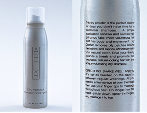 ARTUR's Dry Aerosol Powder Shampoo