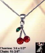 Cherry Pendant Necklace