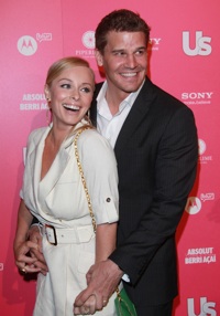 David Boreanaz and wife
