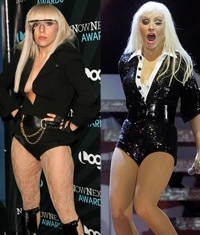 Lady Gaga and Christina Aguilera