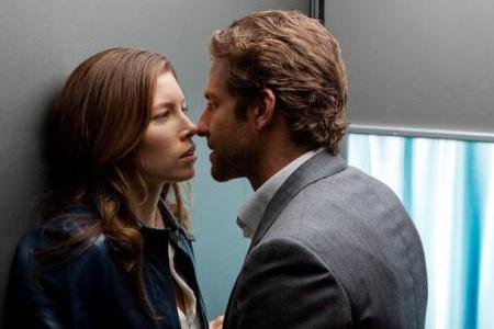 Jessica Biel and Bradley Cooper in The A-Team
