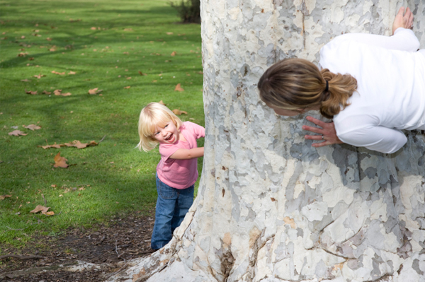 Mom playing tag