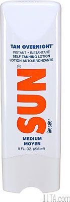 SUN Tan   Overnight Instant Self Tanning Lotion