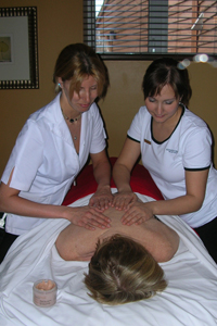 Two person massage