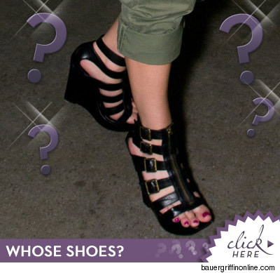 strappy shoes guess who