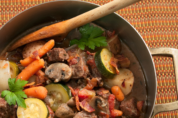 Braised Beef and vegetables