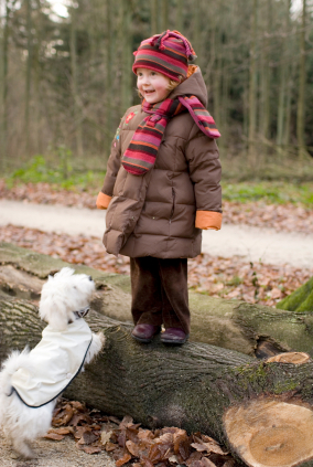 Child scared of dog