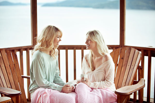 Girlfriends at cottage