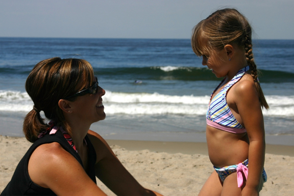 Woman at beach