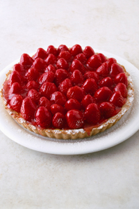 Low-Calorie Strawberry Pie