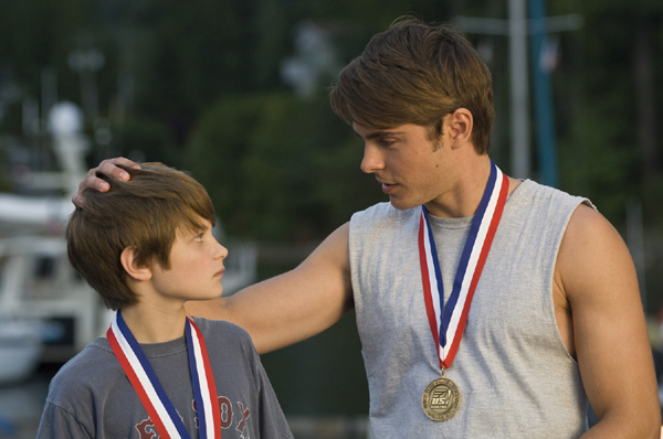Zac Efron and Charlie Tahan in Charlie St. Cloud