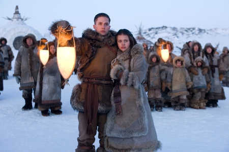 Jackson and Nicola in The Last Airbender