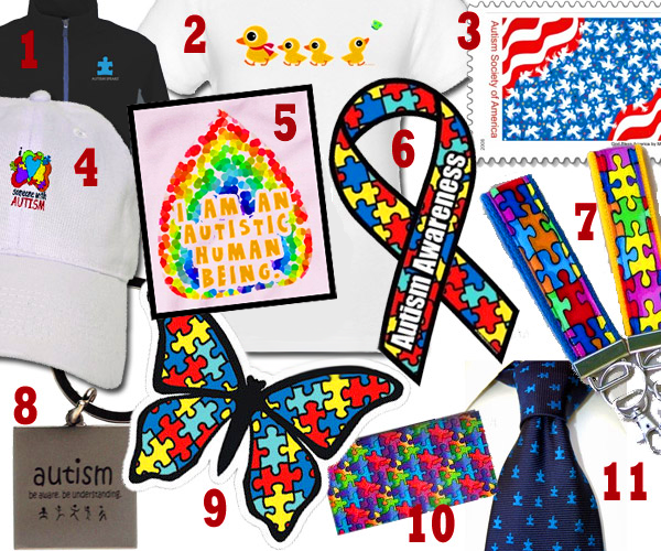 Autism awareness products and gifts