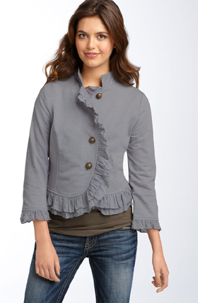 Girls cropped jacket
