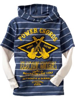 Boys striped hoodie