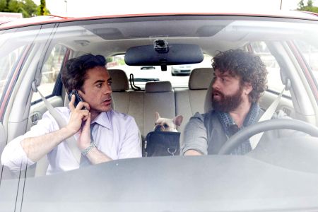 Due Date stars Robert Downey Jr and Zach Galifianakis