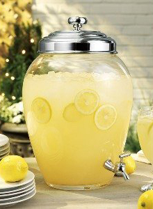 Glass Beverage Dispenser