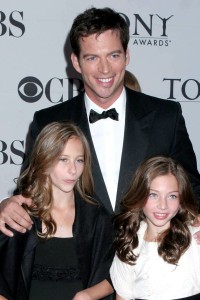 Harry Connick Jr and his daughters