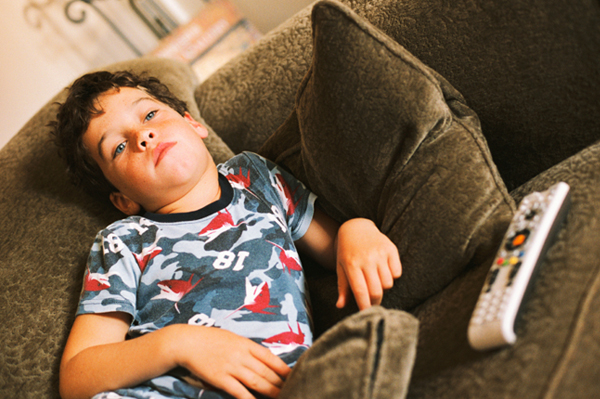 Lazy boy on couch