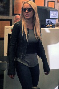 Lindsay Lohan in the LA Courthouse