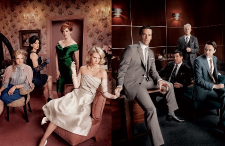 The cast of Mad Men, season four