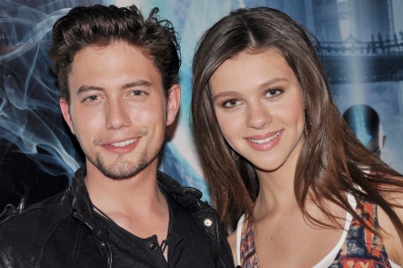 Nicola and Jackson at The Last Airbender premiere