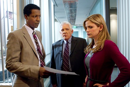 Chief Brenda Johnson (Kyra Sedgwick) readies her team on The Closer