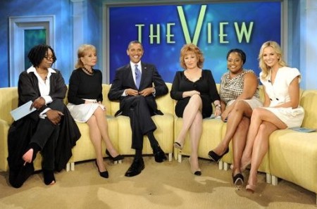 Barack Obama visits The View